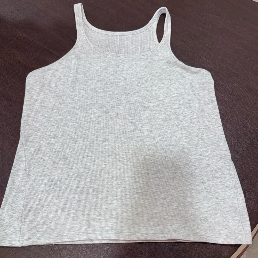 Lululemon Athletica Light Gray Tank Top
